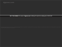Tablet Screenshot of dgzone.com